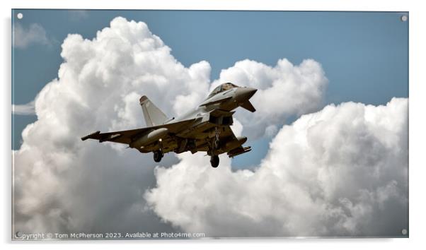 Agile Typhoon FGR.Mk 4: Air Dominance Displayed Acrylic by Tom McPherson