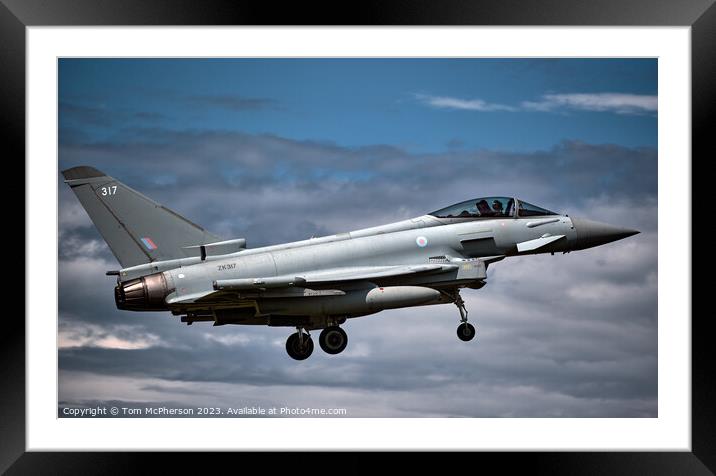 Agile Typhoon FGR.Mk 4, Sky Dominator Framed Mounted Print by Tom McPherson