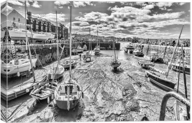 Boats at North Berwick Canvas Print by Valerie Paterson