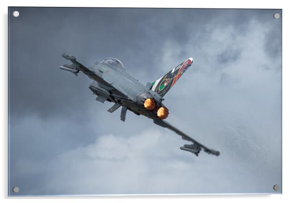  Italian Air Force F-2000 Typhoon  Acrylic by J Biggadike