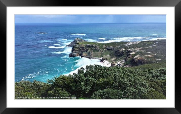 Cape Point Framed Mounted Print by Lisa PB