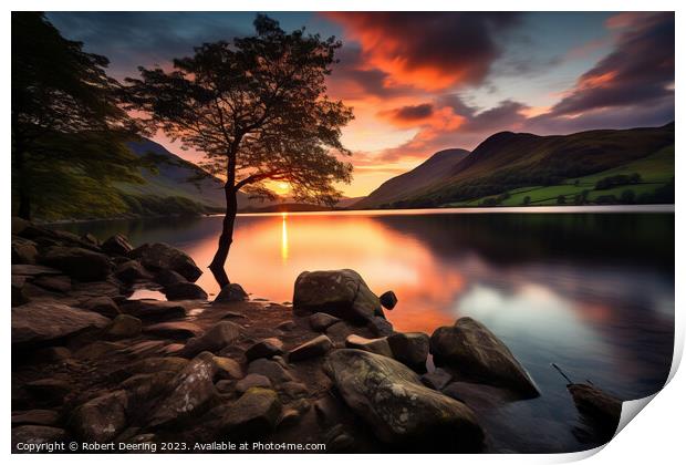 Nature's Lake District Canvas Print by Robert Deering