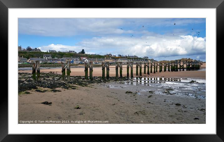 Closure of Historic Lossiemouth Bridge Framed Mounted Print by Tom McPherson