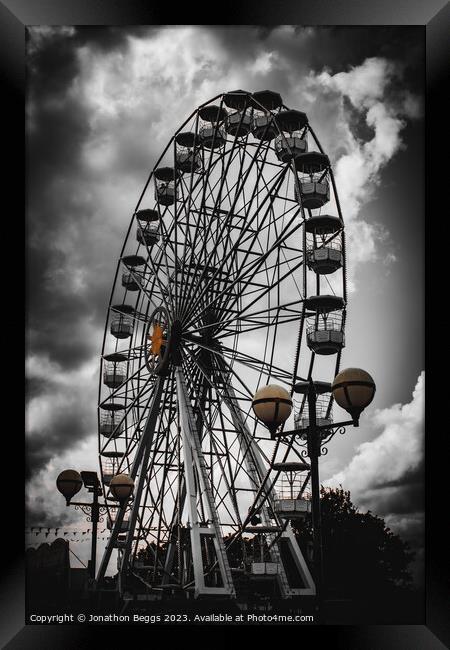 Ferris Wheel Framed Print by Jonathon Beggs