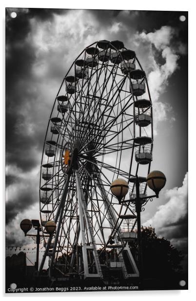 Ferris Wheel Acrylic by Jonathon Beggs