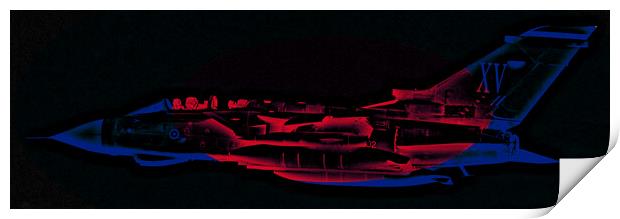 RAF Tornado GR4 (Abstract) Print by Allan Durward Photography