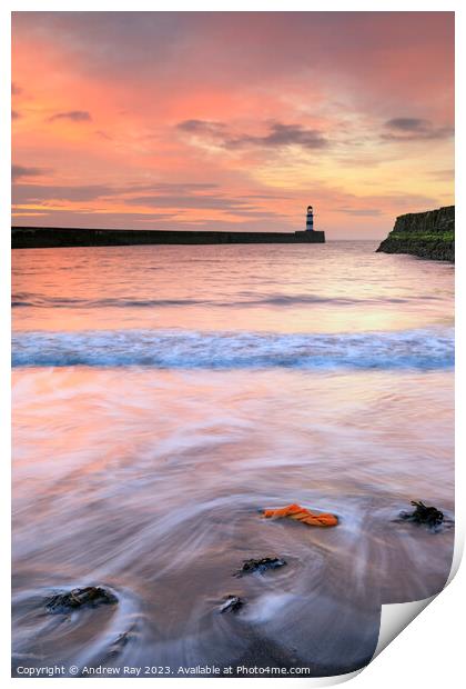 Sunrise at Seaham  Print by Andrew Ray