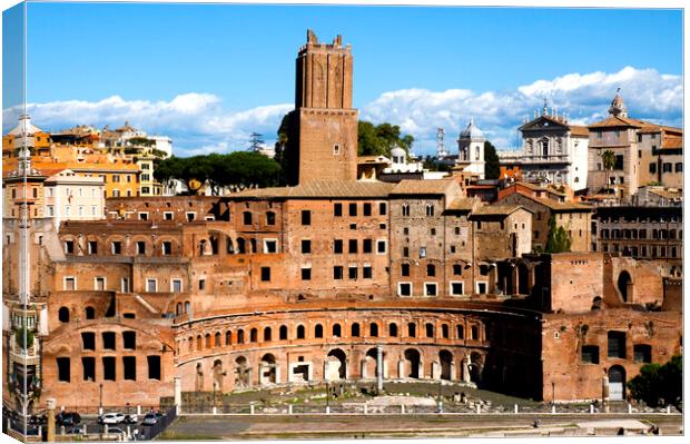 Trajan's Market  Canvas Print by Fabrizio Troiani