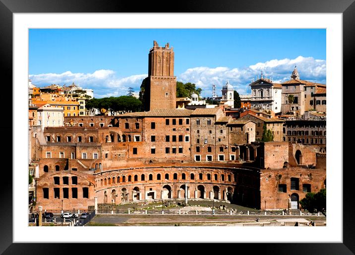 Trajan's Market  Framed Mounted Print by Fabrizio Troiani