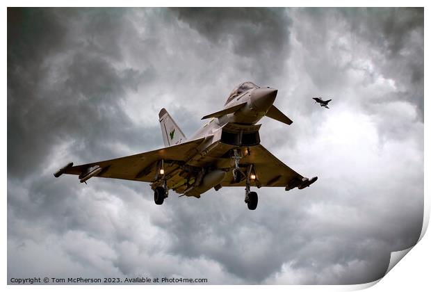 Agile Eurofighter Typhoon F.Mk 2 Print by Tom McPherson
