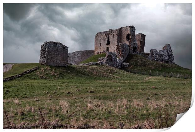 Duffus Castle: Scotland's Ancient Stone Fortress Print by Tom McPherson