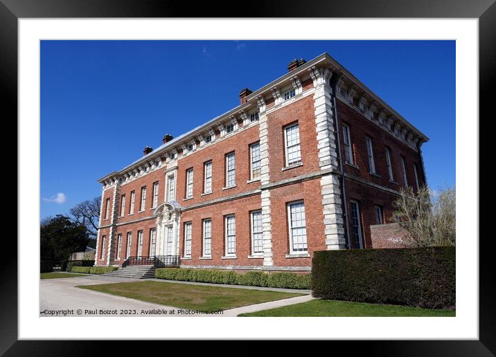 Beningbrough Hall, Yorkshire  1  Framed Mounted Print by Paul Boizot