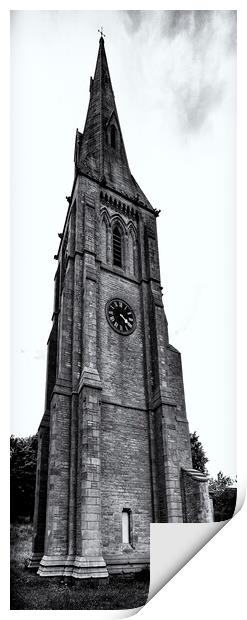 Old St Pauls Steeple - King Cross, Halifax Print by Glen Allen