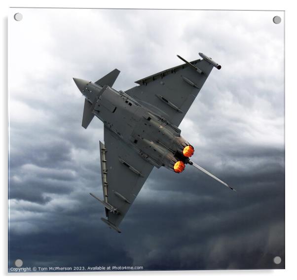 Agile Warrior: The Typhoon FGR.Mk 4 Acrylic by Tom McPherson