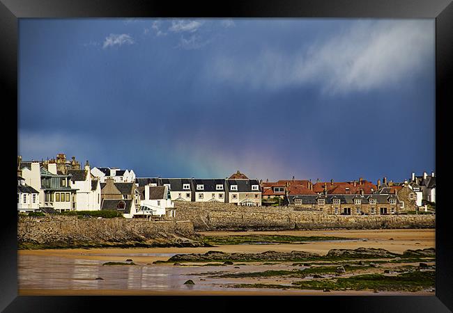 Colourful Elie Framed Print by Lynne Morris (Lswpp)