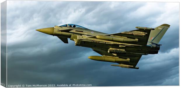 Agile Force - Typhoon FGR.Mk 4 Unleashed Canvas Print by Tom McPherson