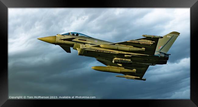 Agile Force - Typhoon FGR.Mk 4 Unleashed Framed Print by Tom McPherson