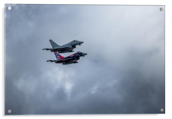 Typhoons Run In Acrylic by J Biggadike