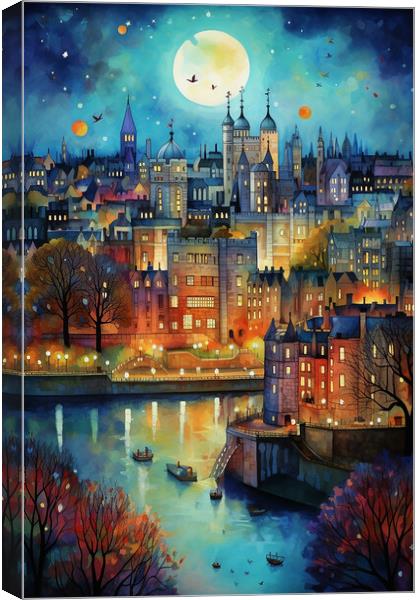 London Tower  Canvas Print by CC Designs