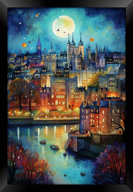 London Tower  Framed Print by CC Designs