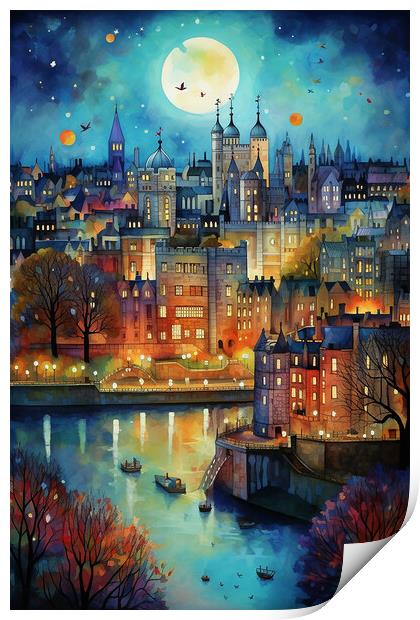 London Tower  Print by CC Designs
