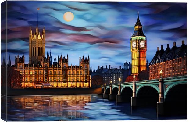 Big Ben  Canvas Print by CC Designs