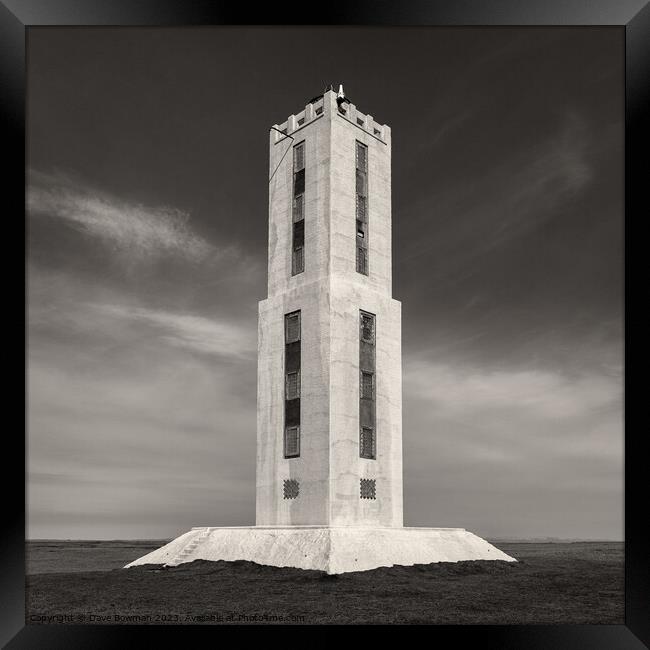 Knarraros Lighthouse Framed Print by Dave Bowman