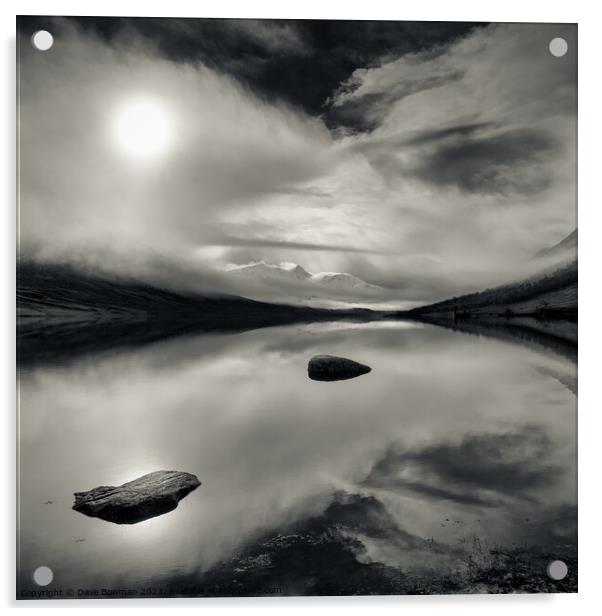 Loch Etive Acrylic by Dave Bowman