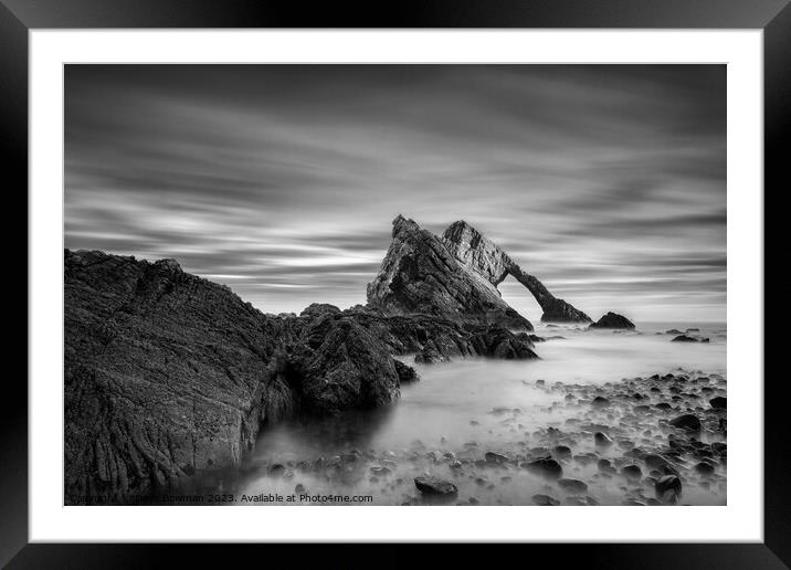 Bow Fiddle Rock I Framed Mounted Print by Dave Bowman