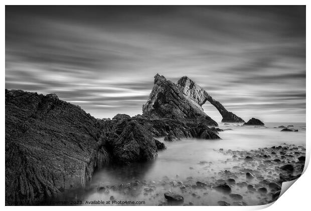 Bow Fiddle Rock I Print by Dave Bowman