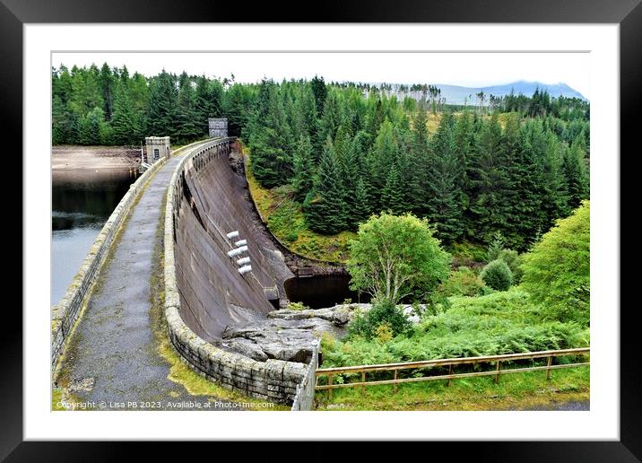 Laggan Dam 2  Framed Mounted Print by Lisa PB