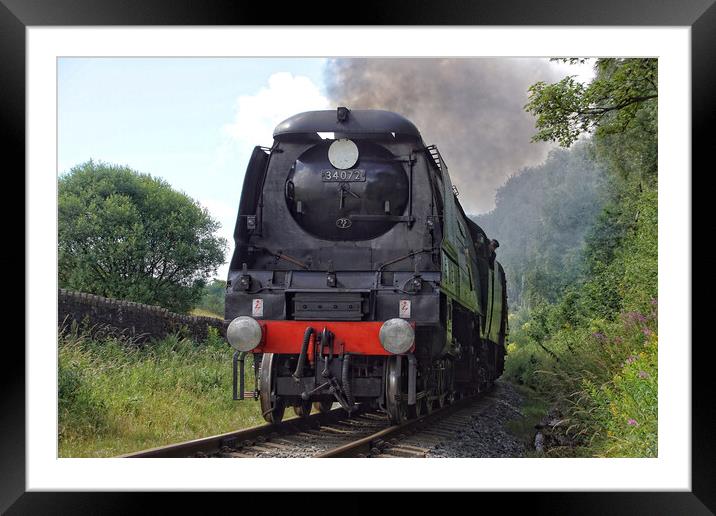 Bulleid Pacific 34072 257 Squadron Framed Mounted Print by David Birchall