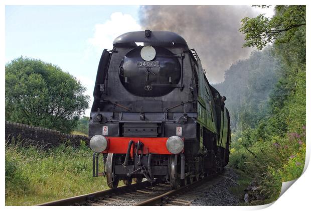 Bulleid Pacific 34072 257 Squadron Print by David Birchall