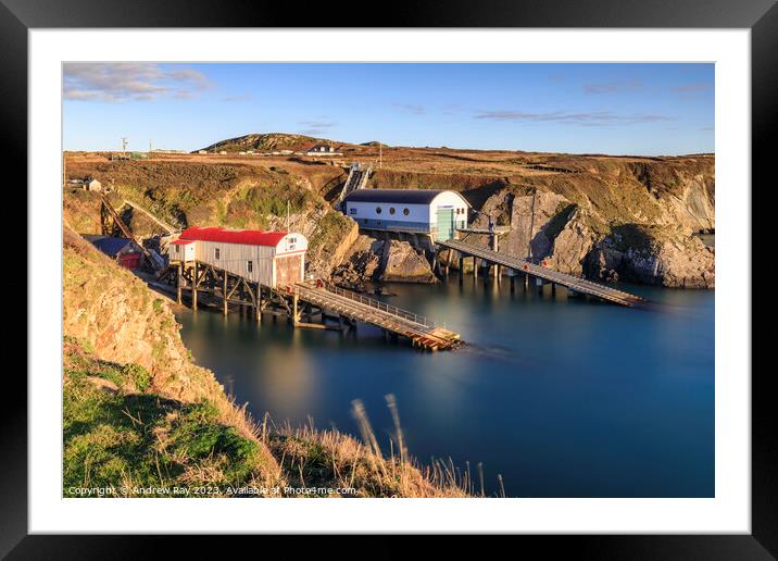 RNLI Stations (St David's) Framed Mounted Print by Andrew Ray