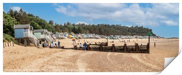 Quintessential Norfolk Coastline: Wells-next-the-S Print by Holly Burgess