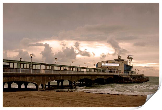 Bournemouth Pier: Dorset's Coastal Gem Print by Andy Evans Photos