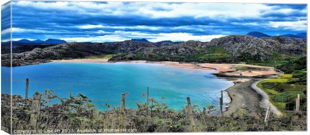 Secret Beach Canvas Print by Lisa PB