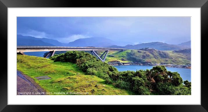 Skye Bridge Framed Mounted Print by Lisa PB