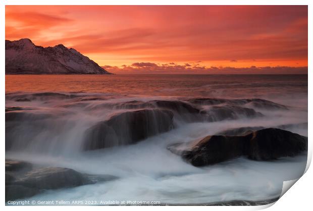 Senja Island, Northern Norway Print by Geraint Tellem ARPS