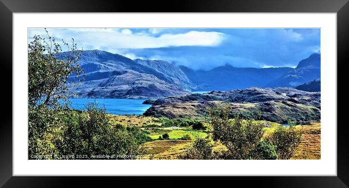 Low Cloud Mountains Framed Mounted Print by Lisa PB