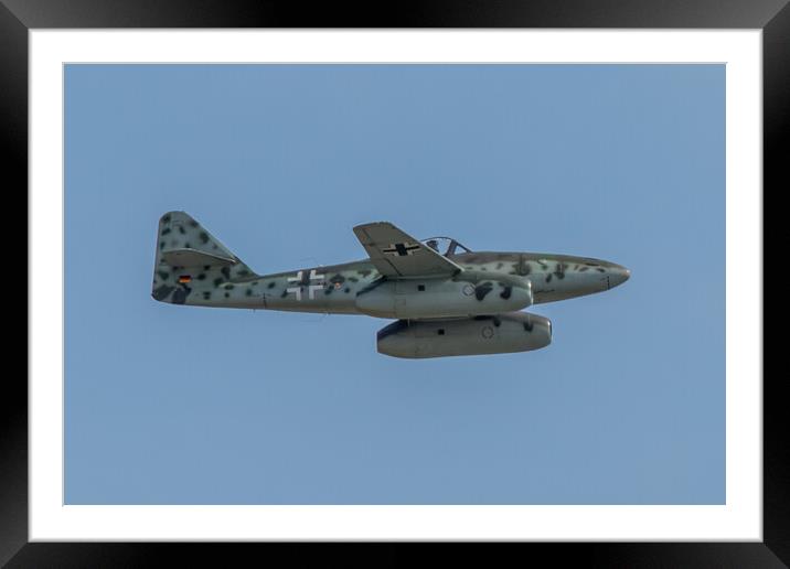 Messerschmitt Me 262 Framed Mounted Print by J Biggadike