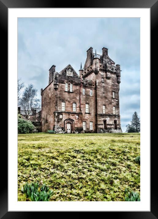 Brodick Castle  Framed Mounted Print by Valerie Paterson