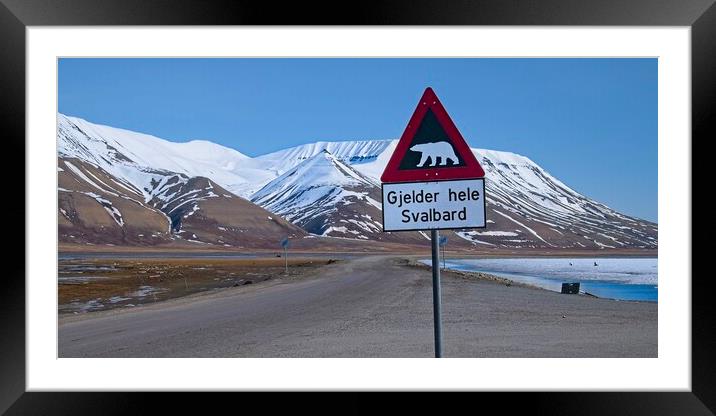 Arctic Svalbard Panorama Landscape Framed Mounted Print by Martyn Arnold