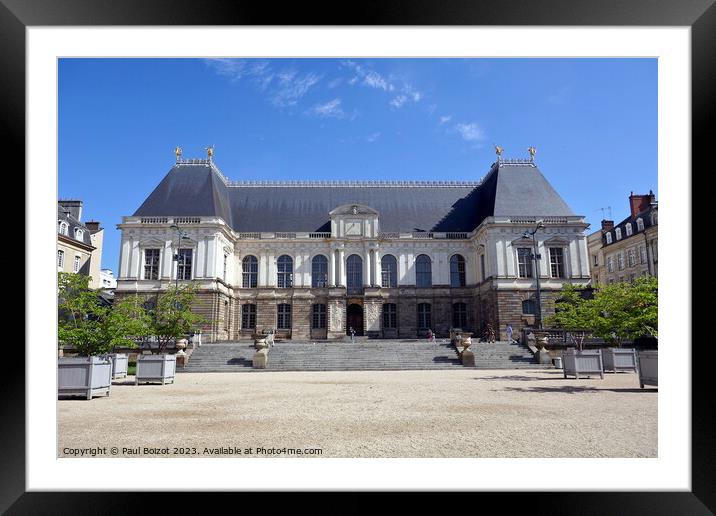 Breton Parliament, Rennes Framed Mounted Print by Paul Boizot