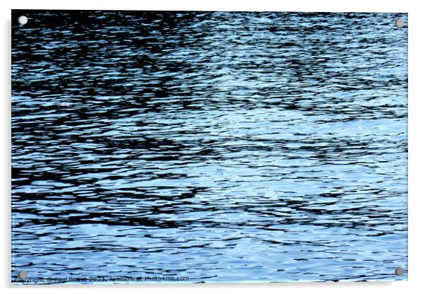 Blue sea ripples, Alonissos Acrylic by Paul Boizot