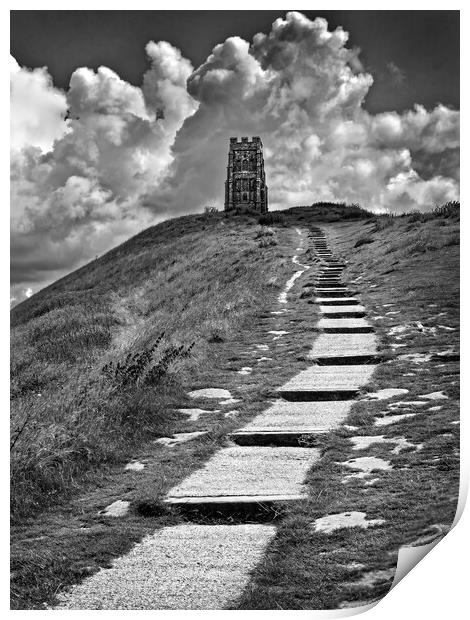 Glastonbury Tor Print by Darren Galpin