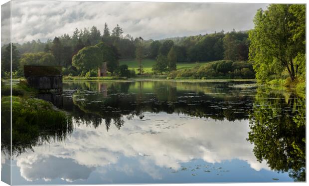 Dalswinton Loch Dumfries & Galloway Canvas Print by christian maltby
