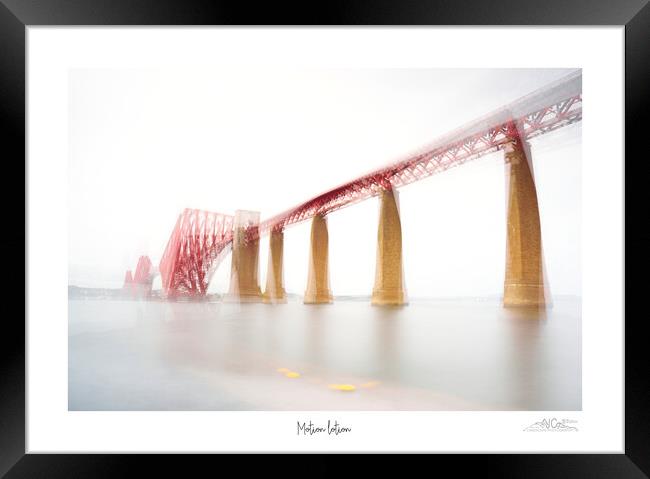 Motion lotion fine art ICM image of the Forth rail bridge in  bonnie Scotland  Framed Print by JC studios LRPS ARPS