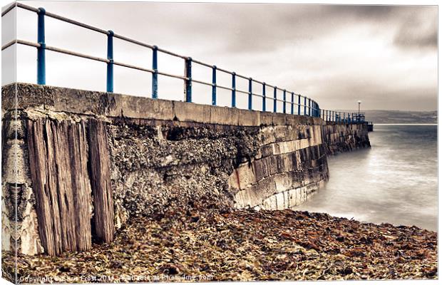 Weymouth Stone Pier Canvas Print by Chris Frost