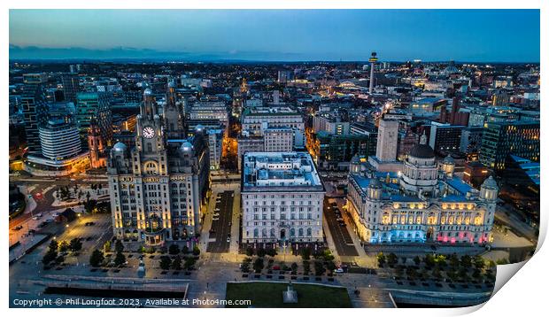 Pier Head Liverpool  Print by Phil Longfoot